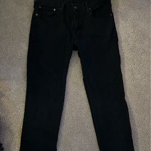 Men’s black Levi jeans size w33 l 32